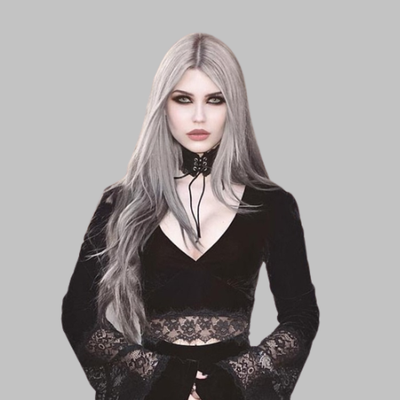 Top Gothic Black Lace