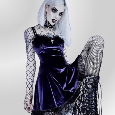Gothic Velvet Dress