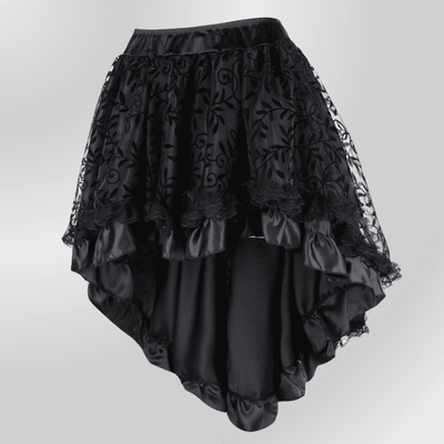 Asymmetrical Victorian Gothic Skirt