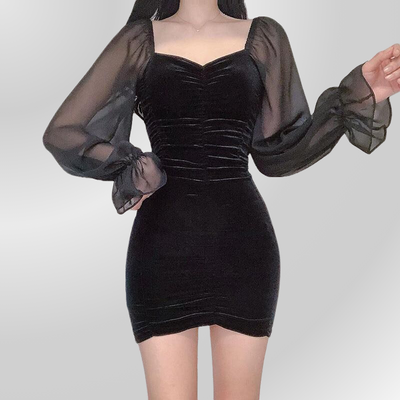 Romantic Gothic Short Dress