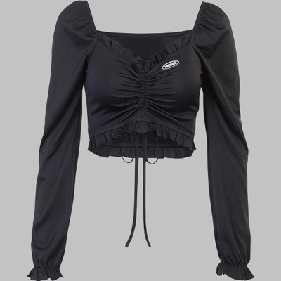Top Gothic Women Pleated