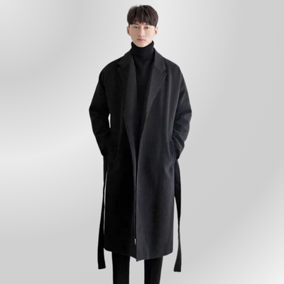 Black Overcoat for Men