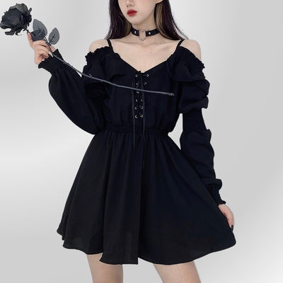 Gothic Long Sleeve Dress