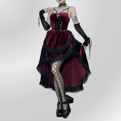 Red Velvet Dress