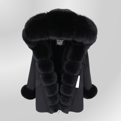 Manteau Gothique Kapuce S kožešinou