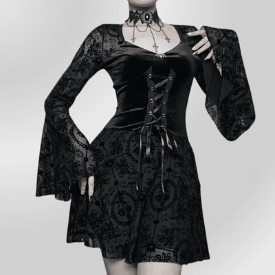 Victorian Black Gothic Dress 2024