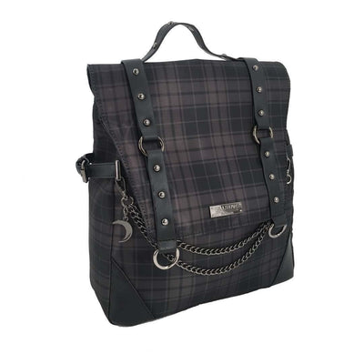 Dark Gray Gothic School Bag