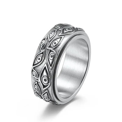 Silver Eye Ring 925 Sterling Silver