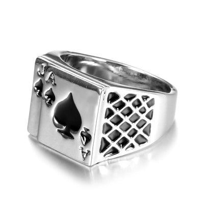 Gothic Silver Ring for Men Z0069