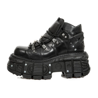 Black Platform Shoe