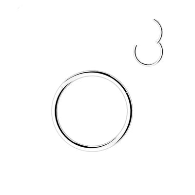 Nose Piercing Silver Ring