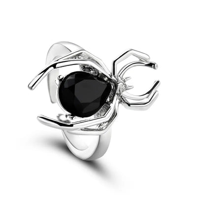 Silver Spider Ring