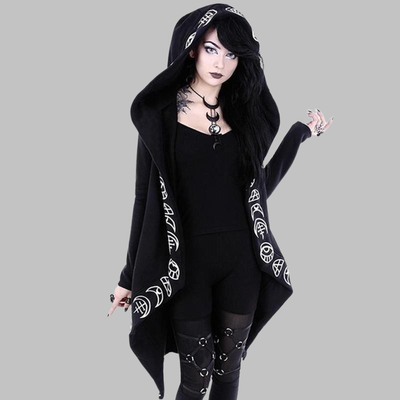 Gothic Women's Coat with Hood