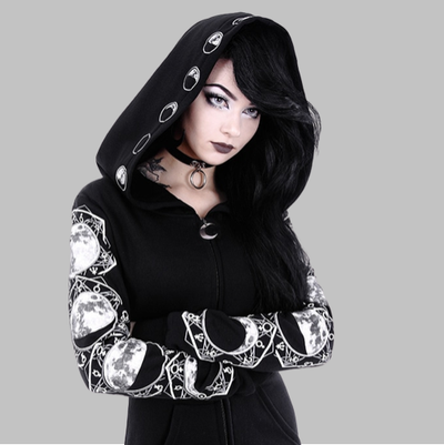 Gothic Coat Women Wicca