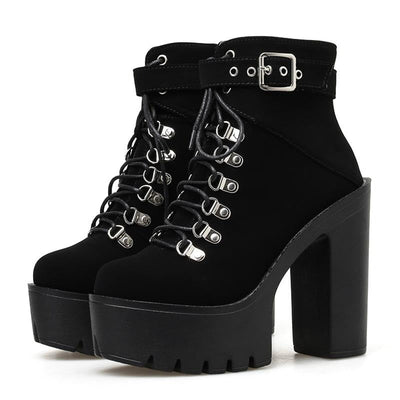 Gothic Style Ankle Boots