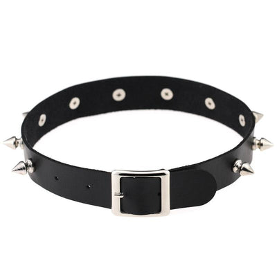 Gothic Leather Necklace for Women