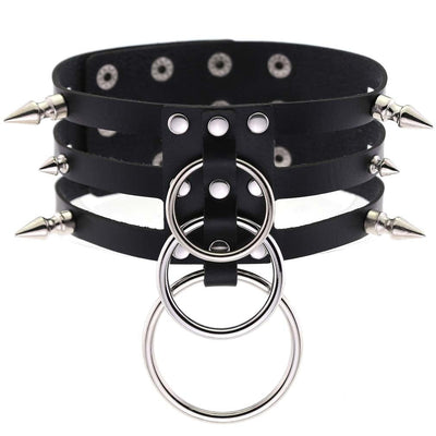 Gothic Studded Necklace