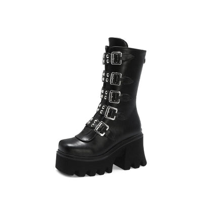 Women's Gothic Black Boots