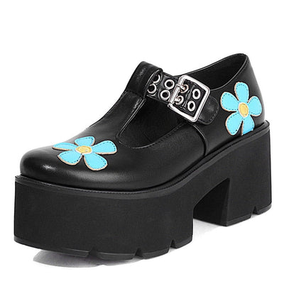 Gothic Summer Shoes Blue