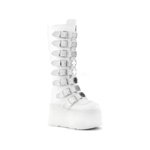 Gothic White Platform Shoe